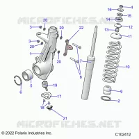 SUSPENSION, FRONT STRUT 