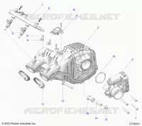 ENGINE, AIR INTAKE MANIFOLD