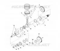 CRANKSHAFT AND PISTON