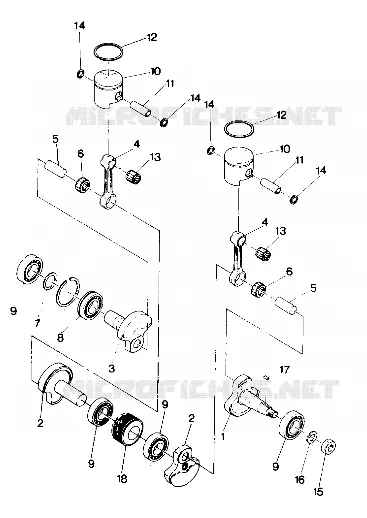 PISTON AND CRANKSHAFT SPORT (4912701270035A)