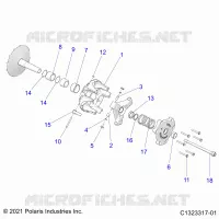 DRIVE TRAIN, PRIMARY CLUTCH