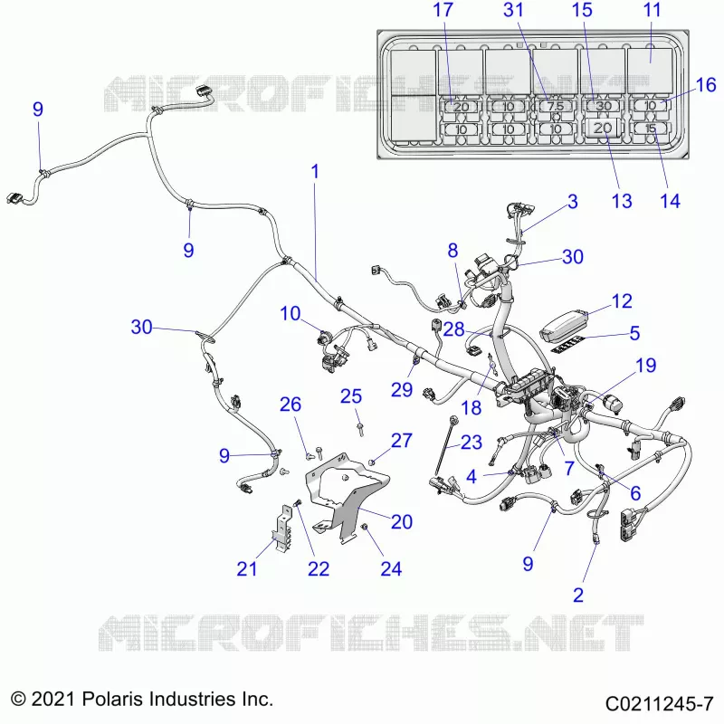 ELECTRICAL, MAIN WIRE HARNESS