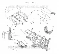REAR CAB, SEAT AND FRAME