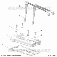 ENGINE, VALVE COVER, SPARKPLUGS AND WIRES