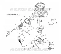 ENGINE, CARBURETOR, LOWER