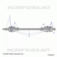DRIVE TRAIN, FRONT HALF SHAFT