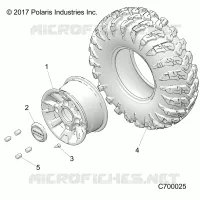 WHEELS, FRONT