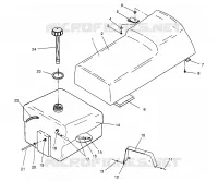 SEAT   GAS TANK ASSEMBLY WIDETRAK LX 0952064 AND  EUROPEAN WIDETRAK LX E9 (4928942894A007)
