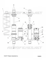 SUSPENSION, FRONT SHOCK TRACK 7044623