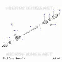 DRIVE TRAIN, DRIVE SHAFT, FRONT