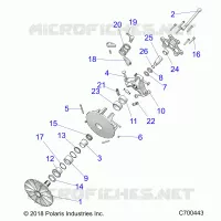 DRIVE TRAIN, PRIMARY CLUTCH