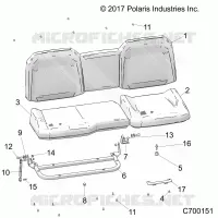 SEAT ASM. REAR