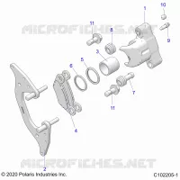 FRONT BRAKE CALIPER