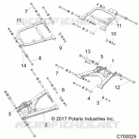 REAR SUSPENSION CONTROL ARMS