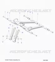 SUSPENSION, FRONT TORQUE ARM