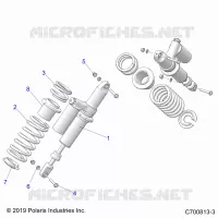 REAR SUSPENSION SHOCK MOUNTING