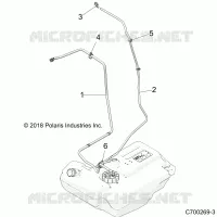 BODY, FUEL LINES, STD.