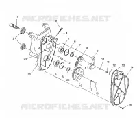 CHAINCASE ASSEMBLY 440 XCR / 0931760 (4923022302018A)