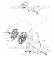 RECOIL STARTER ASSEMBLY 440 0962760 (4931743174C013)