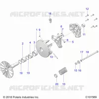 DRIVE TRAIN, PRIMARY CLUTCH