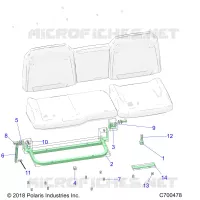 SEAT ASM. REAR FRAME