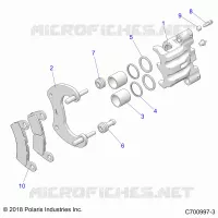 BRAKES, REAR CALIPER