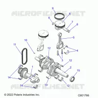 ENGINE, BALANCE SHAFT, CRANKSHAFT/PISTON