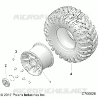 OPT, RG,MACHINED BLACK. ALUMINUM REAR WHEELS