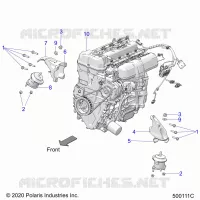 ENGINE, MOUNTING
