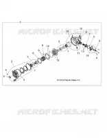 DRIVE TRAIN, FRONT GEARCASE INTERNALS