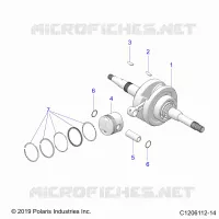 ENGINE, CRANKSHAFT AND PISTON