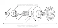 DRIVEN CLUTCH LTR/STARTRAK (4914141414018A)