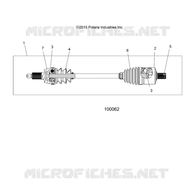 DRIVE TRAIN, DRIVE SHAFT, FRONT
