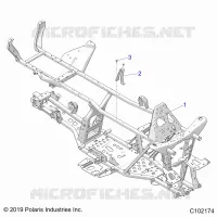 CHASSIS, FRAME -A21SDE57K4 (C102174)