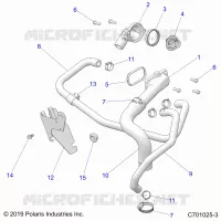 COOLING, THERMOSTAT AND BYPASS