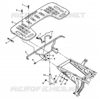 REAR RACK MOUNTING XPLORER 400L W98CC38C (4945414541A007)
