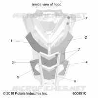 HOOD FOAM/FIBER