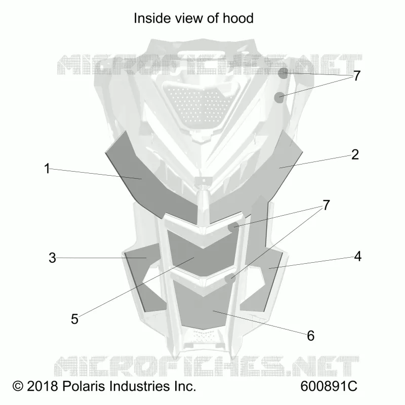 HOOD FOAM/FIBER