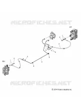 FRONT BRAKE BRAKE LINE