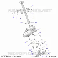 STEERING, STEERING POST  ASM.