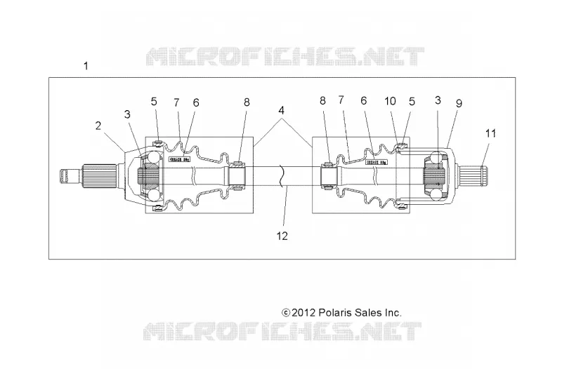 DRIVE TRAIN, FRONT HALF SHAFT