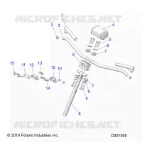 UPPER STEERING & HANDLEBAR ASM.
