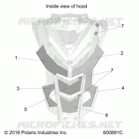 HOOD FOAM/FIBER