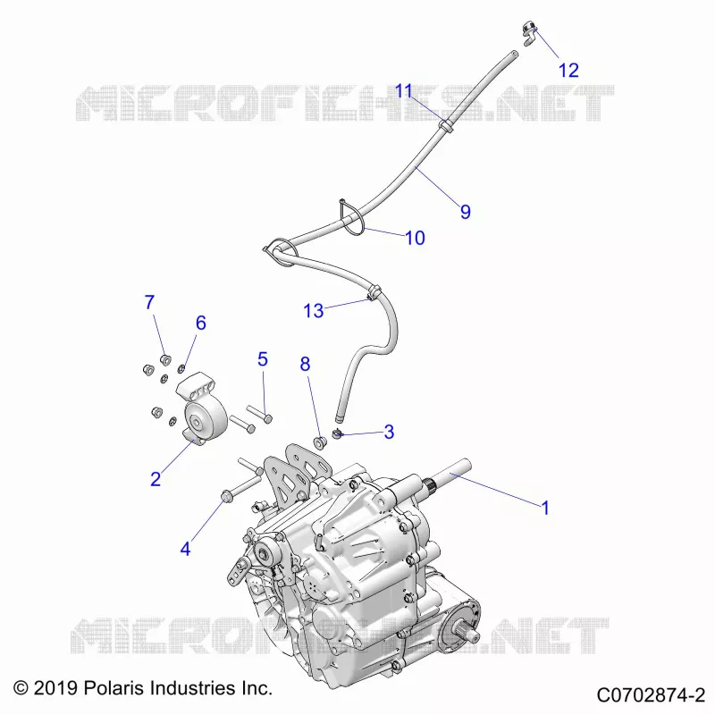DRIVE TRAIN, MAIN GEARCASE MOUNTING
