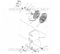 RECOIL STARTER XLT SP 0966676 AND EUROPEAN XLT SP E966676 (4931703170D003)