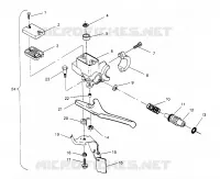 MASTER CYLINDER 440 XCR 0961660 (4932113211B007)