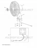 OPTIONS, DASH FAN, BLACK, FAN AND HARDWARE ONLY