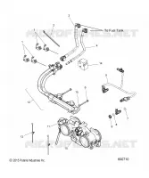 FUEL SYSTEM, RAIL, LINES AND THROTTLE BODY