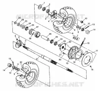 REAR WHEEL DRIVE XPLORER 400L W97CC38C (4939753975C007)