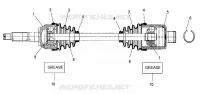 DRIVE REAR SHAFT
